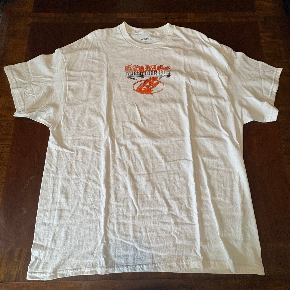 Garbage Band Graphic‎ T Shirt War Babe World Tour Style Double Sided Tee XXL